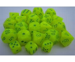 Chessex 36d6 Dice Block (12mm): Vortex (Assorted Colours)