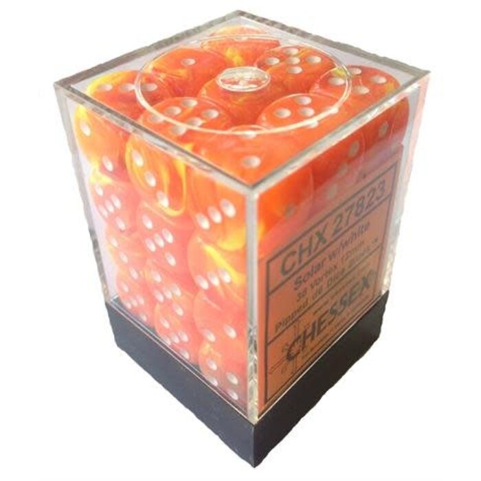 Chessex 36d6 Dice Block (12mm): Vortex (Assorted Colours)
