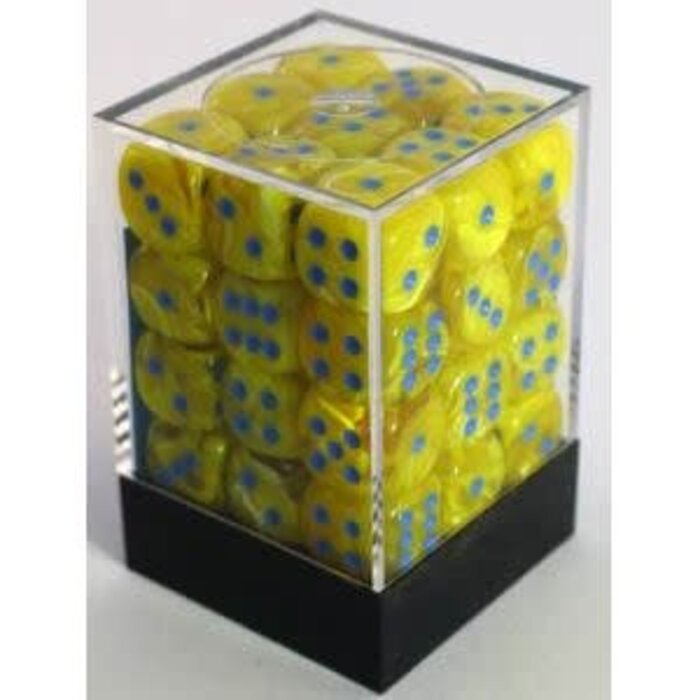 Chessex 36d6 Dice Block (12mm): Vortex (Assorted Colours)