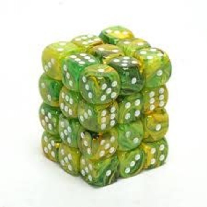 Chessex 36d6 Dice Block (12mm): Vortex (Assorted Colours)
