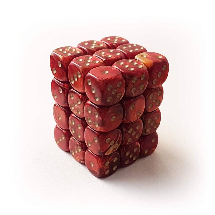 Chessex 36d6 Dice Block (12mm): Scarab (Assorted Colours)