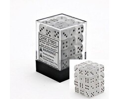 Chessex 36d6 Dice Block (12mm): Frosted (Assorted Colours)