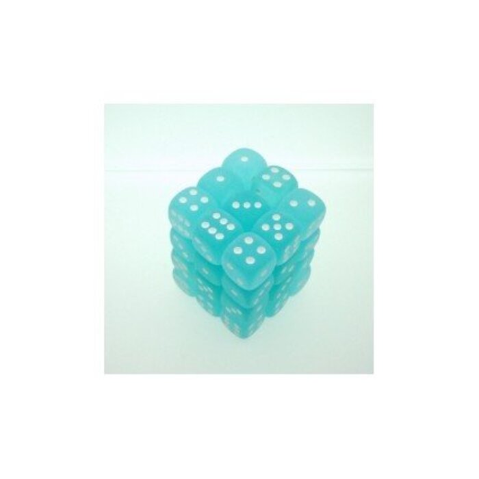 Chessex 36d6 Dice Block (12mm): Frosted (Assorted Colours)