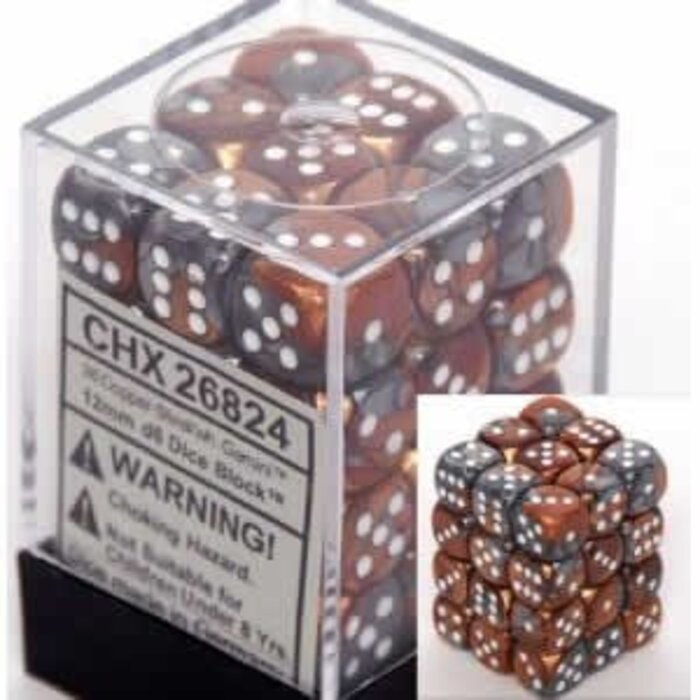 Chessex 36-Piece 12mm Dice Block: Gemini (Assorted Colours)