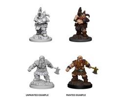 Wizkids/NECA LLC Nolzur's Marvelous Miniatures: Dwarf Barbarian Male