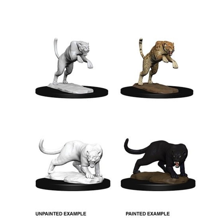 Wizkids/NECA LLC Nolzur's Marvelous Miniatures: Panther & Leopard