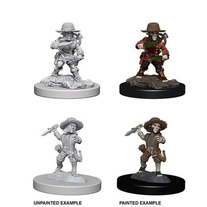 Wizkids/NECA LLC Pathfinder Deep Cuts Miniatures: Halfling Rogue Male
