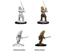 Wizkids/NECA LLC Pathfinder Deep Cuts Miniatures: Human Barbarian Male