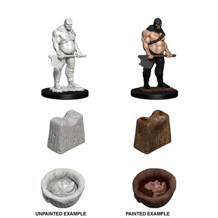 Wizkids/NECA LLC Pathfinder Deep Cuts Miniatures: Executioner & Chopping Block