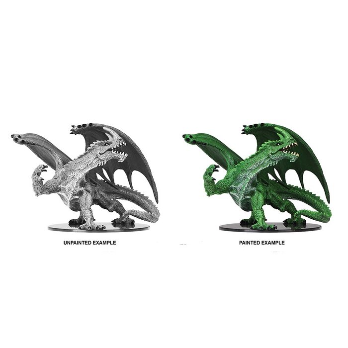 Wizkids/NECA LLC Pathfinder Deep Cuts Miniatures: Gargantuan Green Dragon