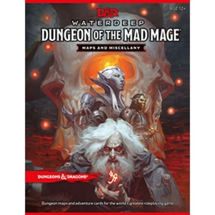 Wizards of the Coast Dungeons & Dragons 5E: Waterdeep - Dungeon of the Mad Mage: Map and Miscellany Pack