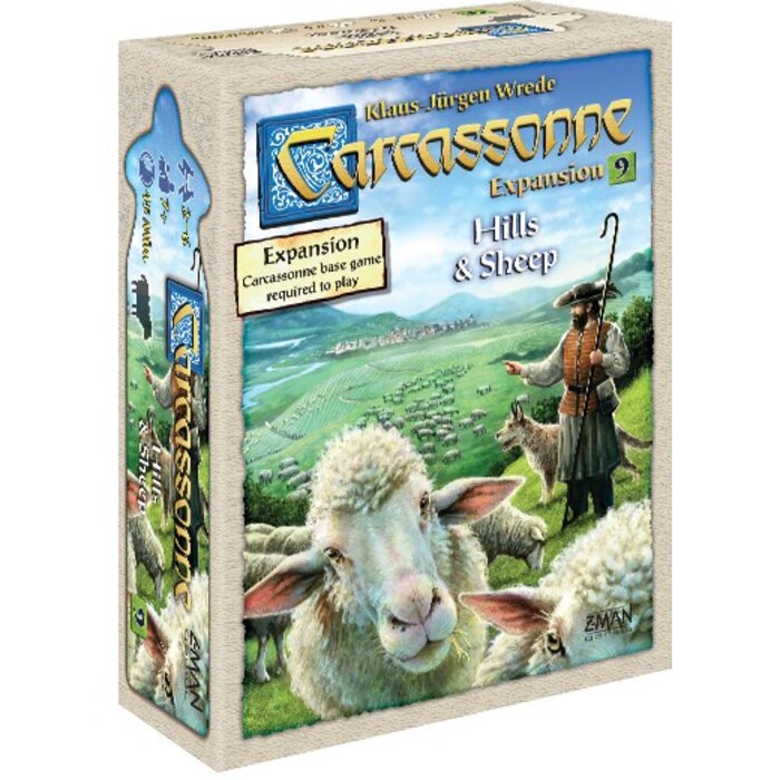 Z-Man Games Carcassonne Second Edition Expansion 9: Hills and Sheep
