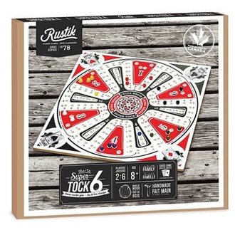 Rustik Super Tock 6 Player Wooden Board