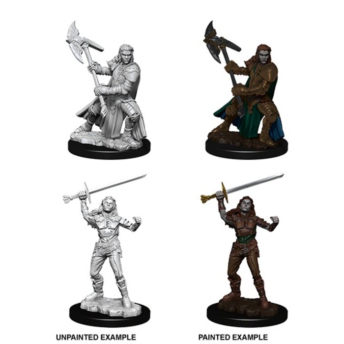 Wizkids/NECA LLC Nolzur's Marvelous Miniatures: Half-Orc Fighter Female