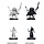 Pathfinder Deep Cuts Miniatures: Ghouls