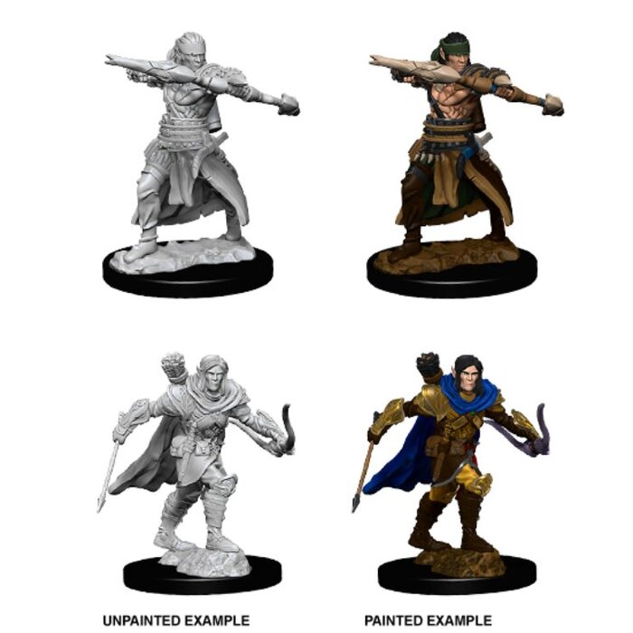 Wizkids/NECA LLC Pathfinder Deep Cuts Miniatures: Half-Elf Ranger Male