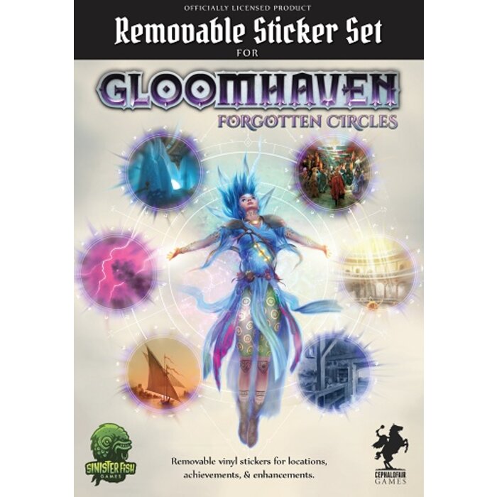 Cephalofair Games Gloomhaven: Forgotten Circles Removable Sticker Set