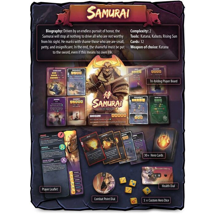 Roxley Games Dice Throne: Season Two - Gunslinger v Samurai