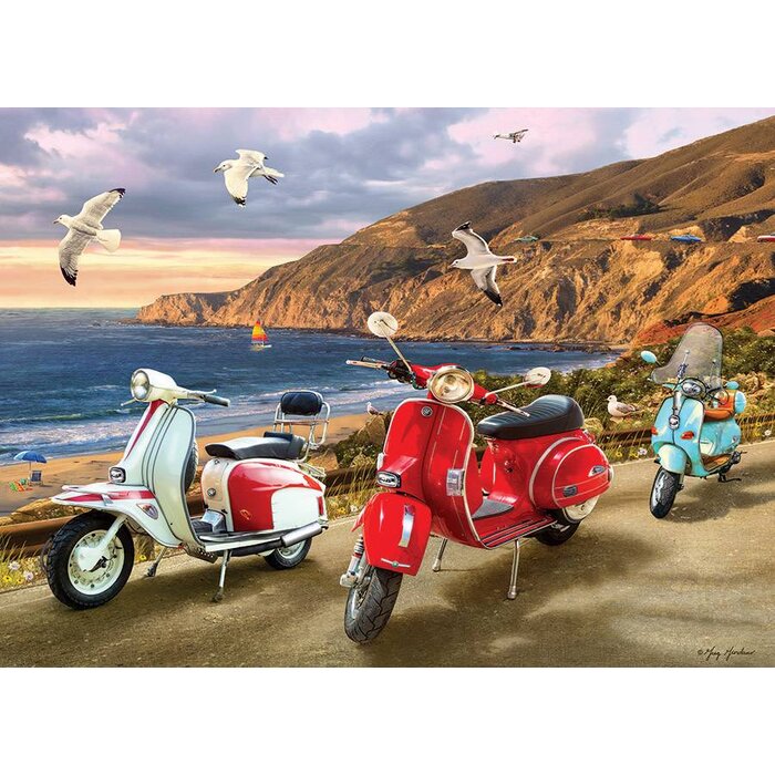 Cobble Hill Puzzles 1000 pcs - Scooters