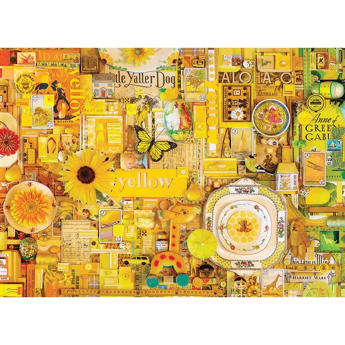 Cobble Hill Puzzles 1000 pcs - Yellow