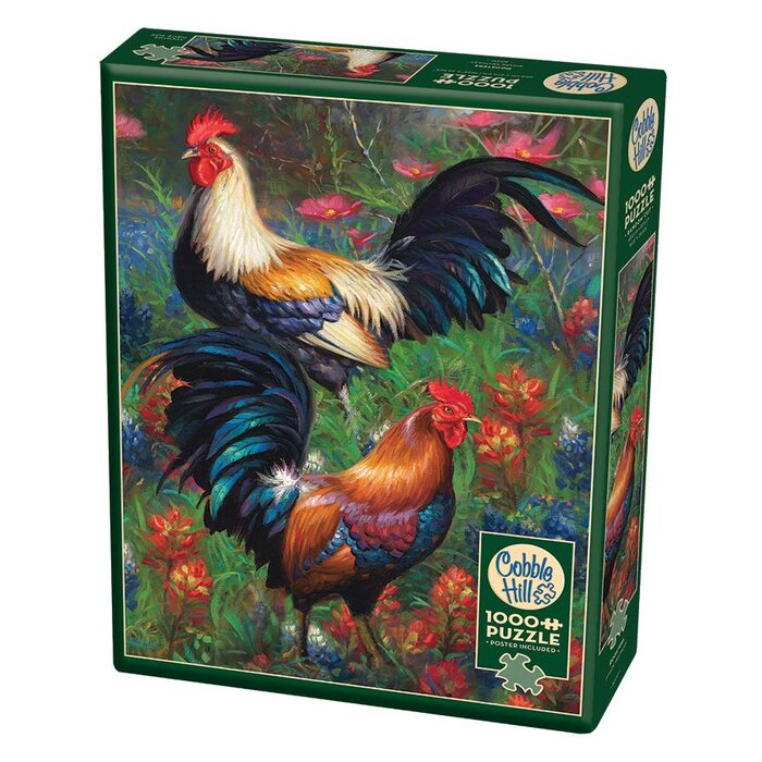 Cobble Hill Puzzles 1000 pcs - Roosters