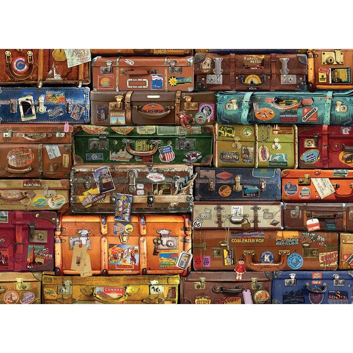Cobble Hill Puzzles 1000 pcs - Luggage