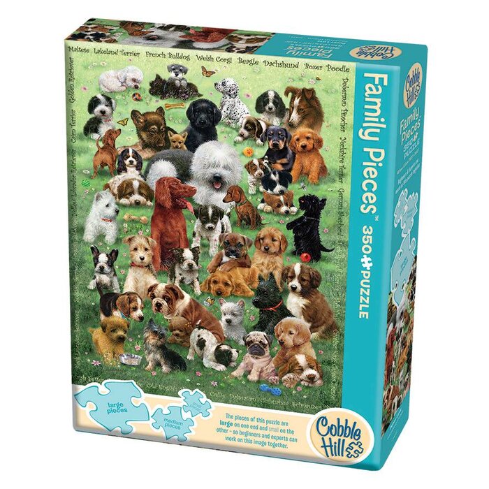 Cobble Hill Puzzles 350 pcs - Puppy Love (Family Puzzle)