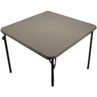 Samsonite 34" Folding Square Bridge Table / Cards Table Black Samsonite 34" Folding Square Bridge Table / Cards Table Black