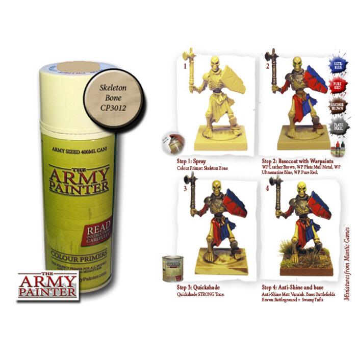 The Army Painter Colour Primer Spray (400 mL) - Skeleton Bone