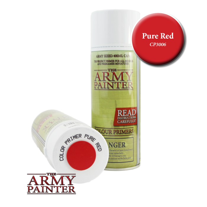 The Army Painter Colour Primer Spray (400 mL) - Pure Red