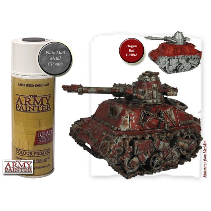 The Army Painter Colour Primer Spray (400 mL) - Platemail Metal