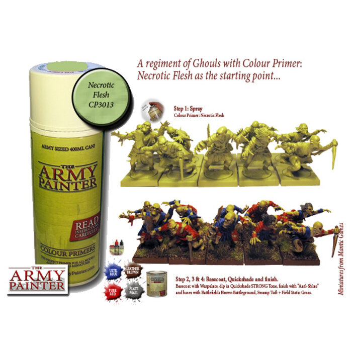 The Army Painter Colour Primer Spray (400 mL) - Necrotic Flesh