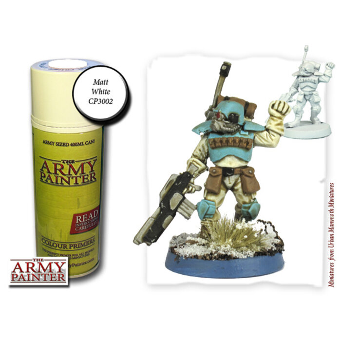 The Army Painter Colour Primer Spray (400 mL) - Matte White Undercoat