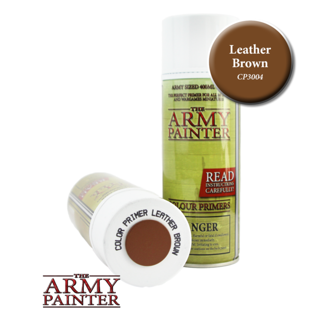 The Army Painter Colour Primer Spray (400 mL) - Leather Brown