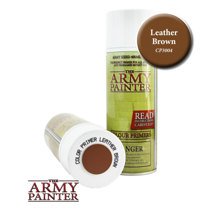 The Army Painter Colour Primer Spray (400 mL) - Leather Brown