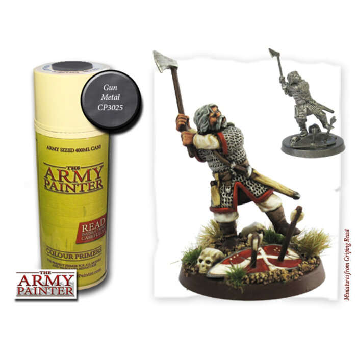 The Army Painter Colour Primer Spray (400 mL) - Gun Metal