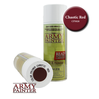 The Army Painter Colour Primer Spray (400 mL) - Chaotic Red The Army Painter Colour Primer Spray (400 mL) - Chaotic Red