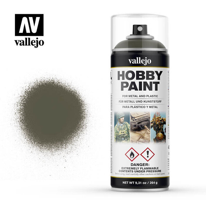 Vallejo Hobby Paint Spray (400 mL) - Russian Green