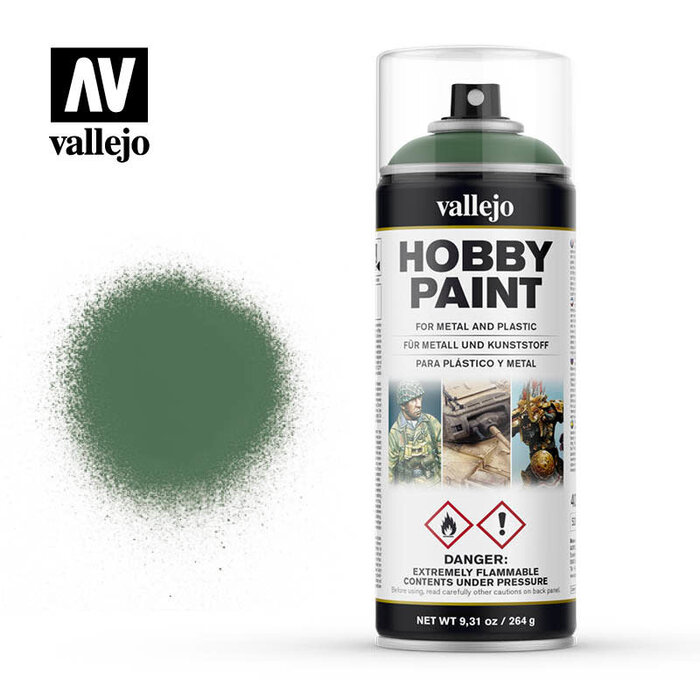 Vallejo Hobby Paint Spray (400 mL) - Sick Green