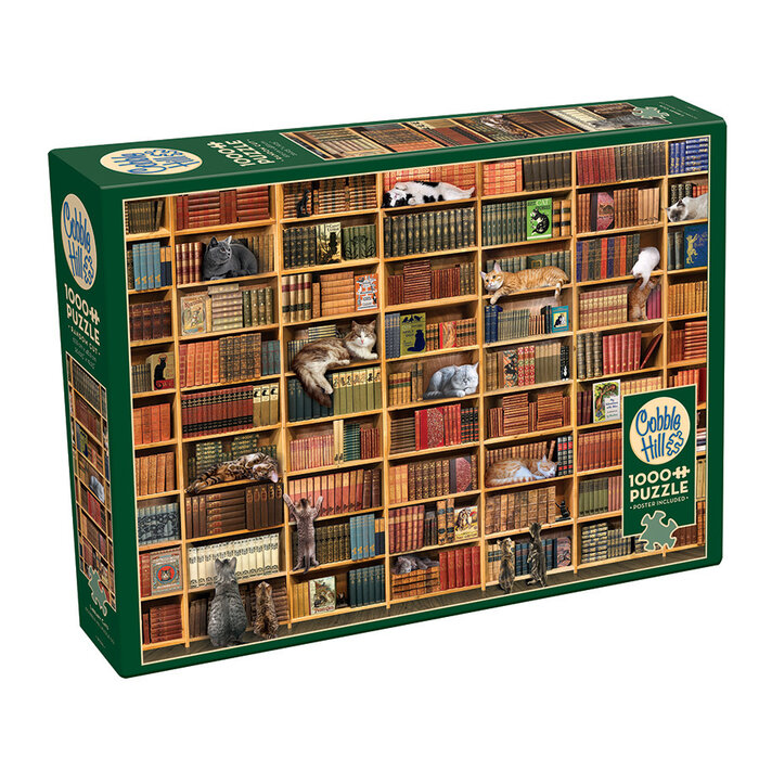 Cobble Hill Puzzles 1000 pcs - The Cat Library