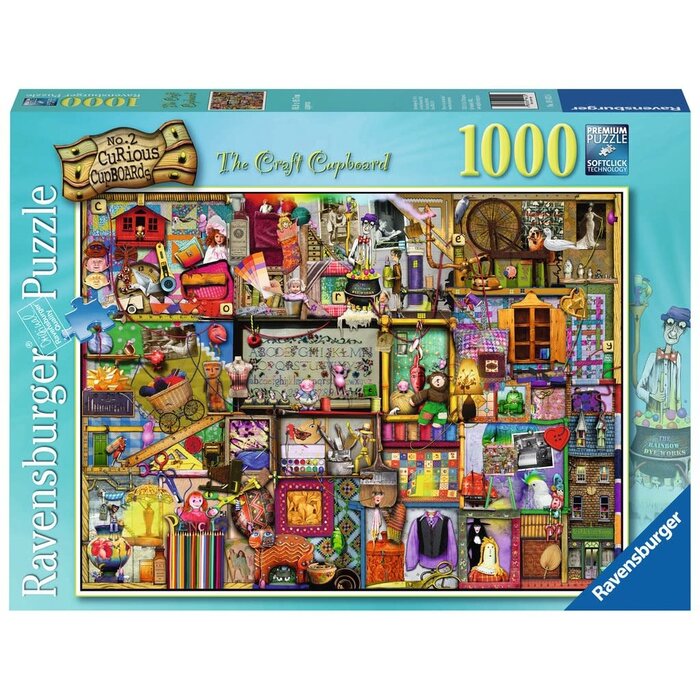 Ravensburger 1000 pcs - Curious Cupboards: The Craft Cupboard