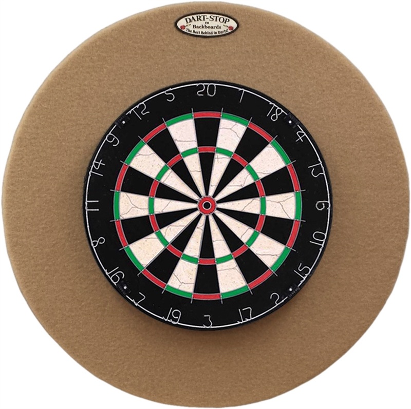 Dart Backboard 29" Round Brown Boardgames.ca