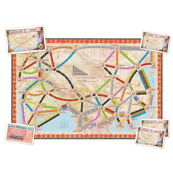 Days of Wonder Ticket to Ride: Map Collection 1 - Asia & Legendary Asia