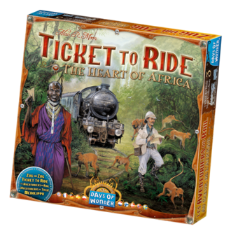 Days of Wonder Ticket to Ride: Map Collection 3 - The Heart of Africa Days of Wonder Ticket to Ride: Map Collection 3 - The Heart of Africa