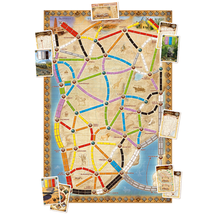 Days of Wonder Ticket to Ride: Map Collection 3 - The Heart of Africa