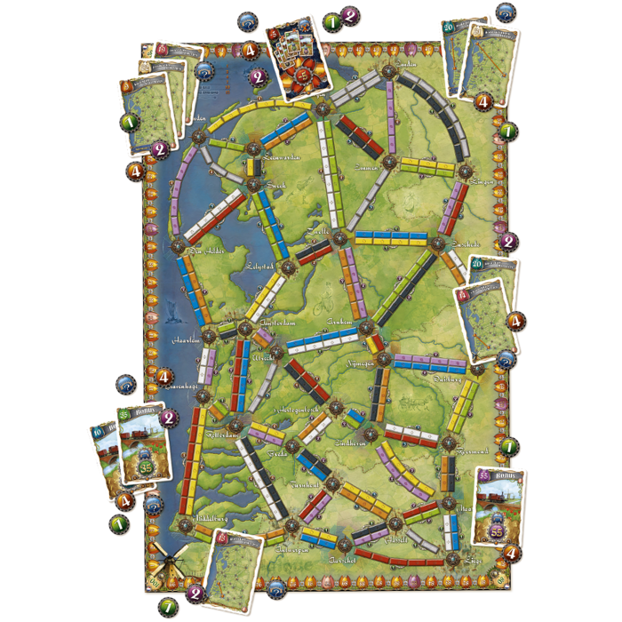 Days of Wonder Ticket to Ride: Map Collection 4 - Nederland (Netherlands)