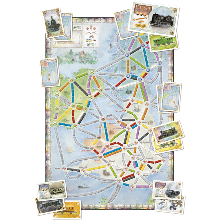 Days of Wonder Ticket to Ride: Map Collection 5 - United Kingdom & Pennsylvania
