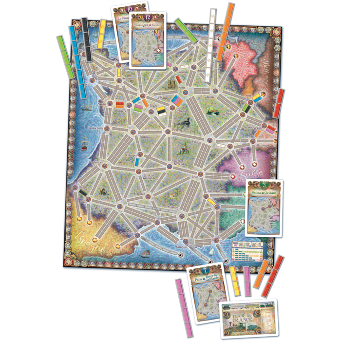 Days of Wonder Ticket to Ride: Map Collection 6 - France & Old West