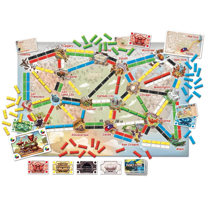 Days of Wonder Ticket to Ride: First Journey - North America