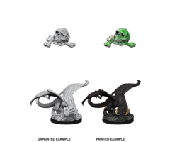 Wizkids/NECA LLC Nolzur's Marvelous Miniatures: Black Dragon Wyrmling